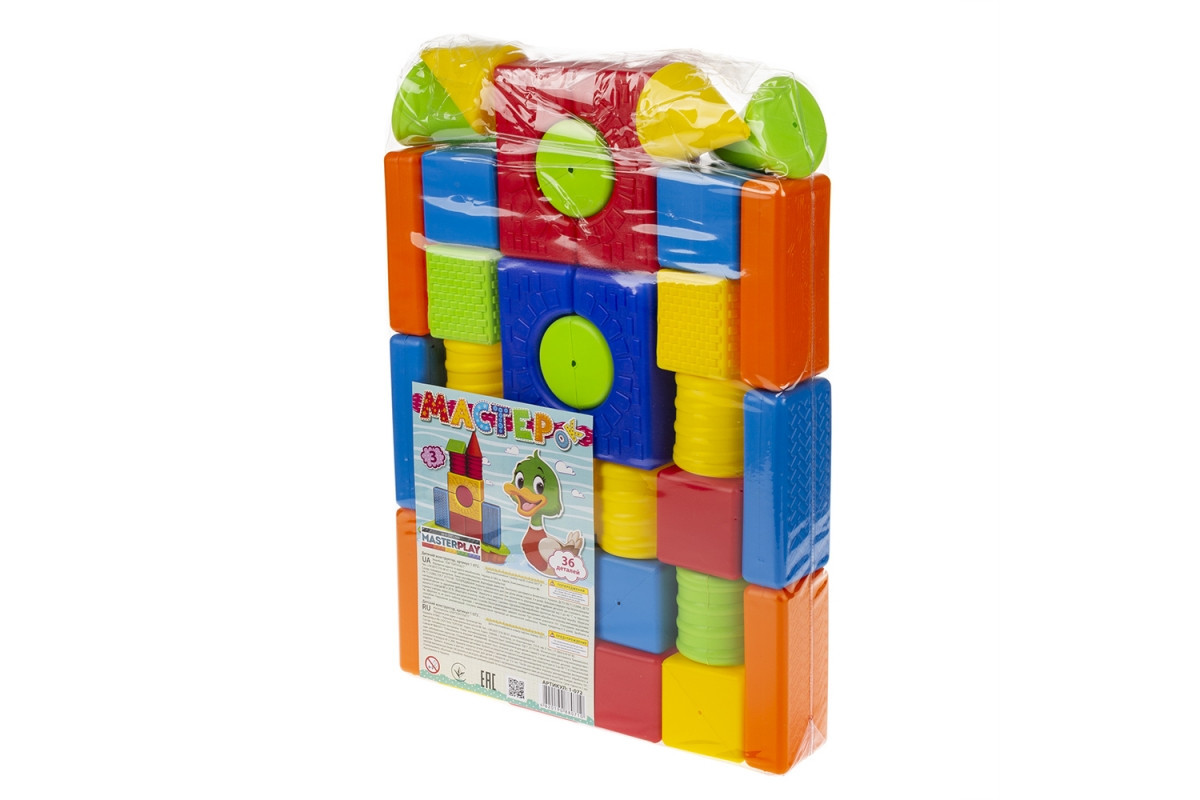 Конструктор "Мастерок" №3 1-072 36 деталей