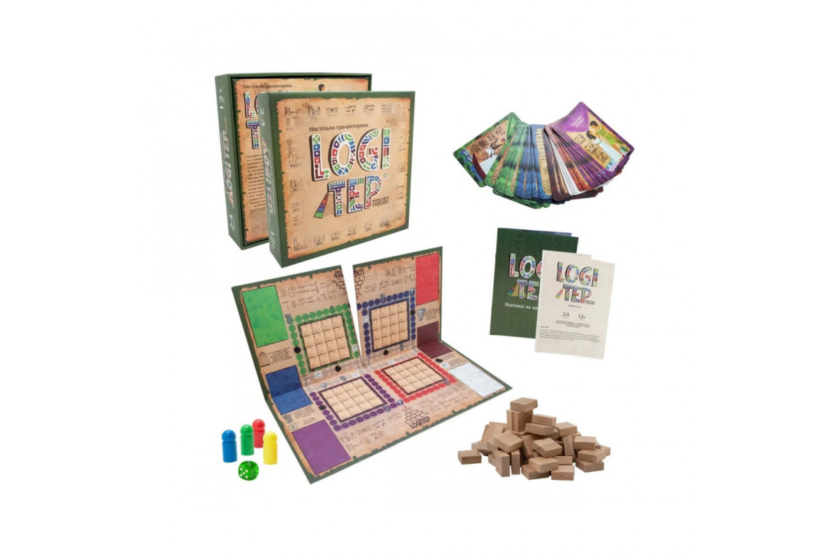 Настольная игра-викторина "Logi Tep" Strateg 30269 на украинском языке