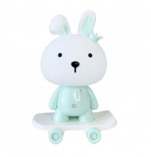 Ночник детский «Зайчик на скейте» MGZ-1407(Blue) питание от USB