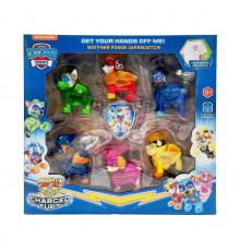 Ігровий набір Щенячий Патруль PH038, 6 фігурок які світяться та нагрудний значок