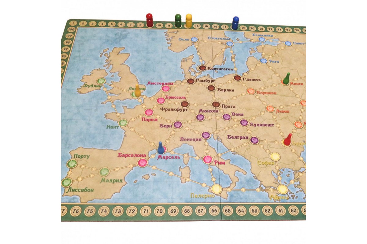Настольная игра "Галопом по Европе" 0840 развивающая