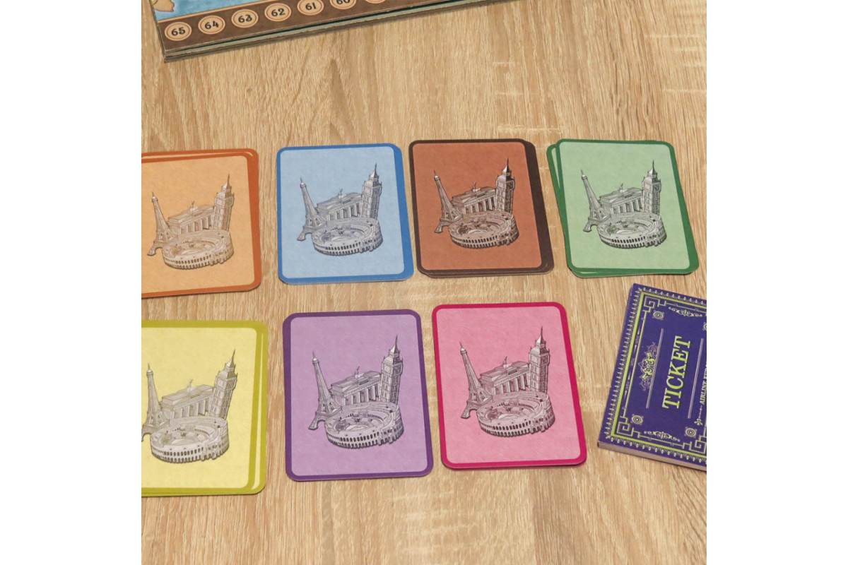 Настольная игра "Галопом по Европе" 0840 развивающая