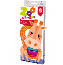 Тісто для ліплення ZOOлипашки "Жираф" ZIRKA 140211 (12 різнокольорових стиків по 35 г)