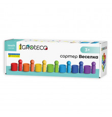 Деревянный сортер "Радуга" 900712 натуральное дерево