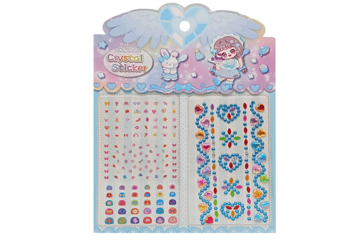 Наклейка камни XY-008-2(Blue) для авто, ноутбуков, телефонов