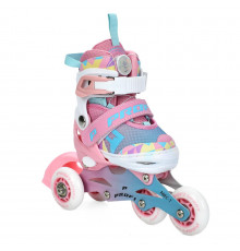 Дитячі розсувні ролики A4156-XS-P, розмір 27-30