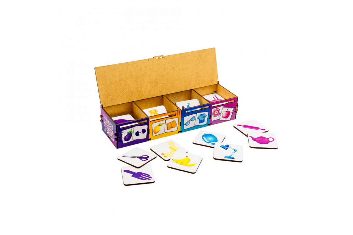 Дитячий Сортер Монтессорі "По кольорах" Puz-37788