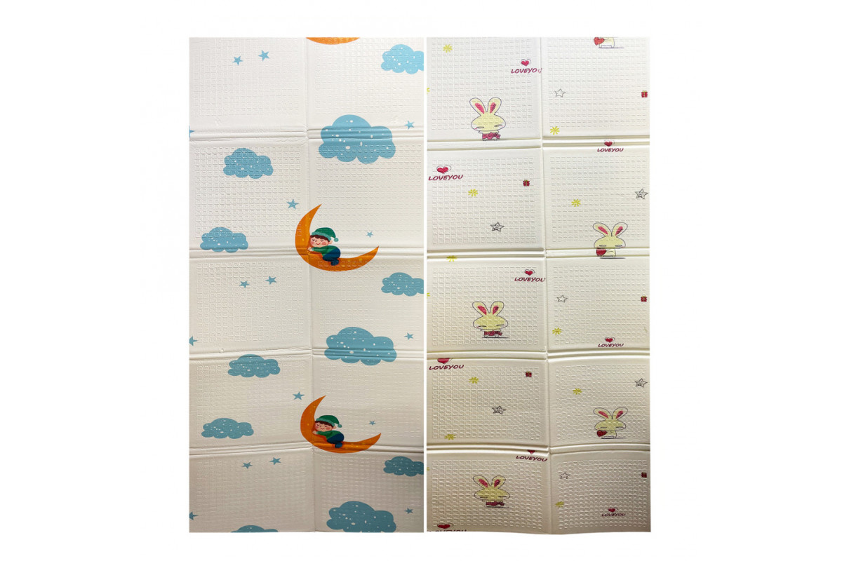 Детский Термоковрик двусторонний складной C9811-2, 175 х 70 х 0,8 см