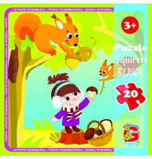 Дитячий пазл "Лісові мешканці" LR06, 20 елементів