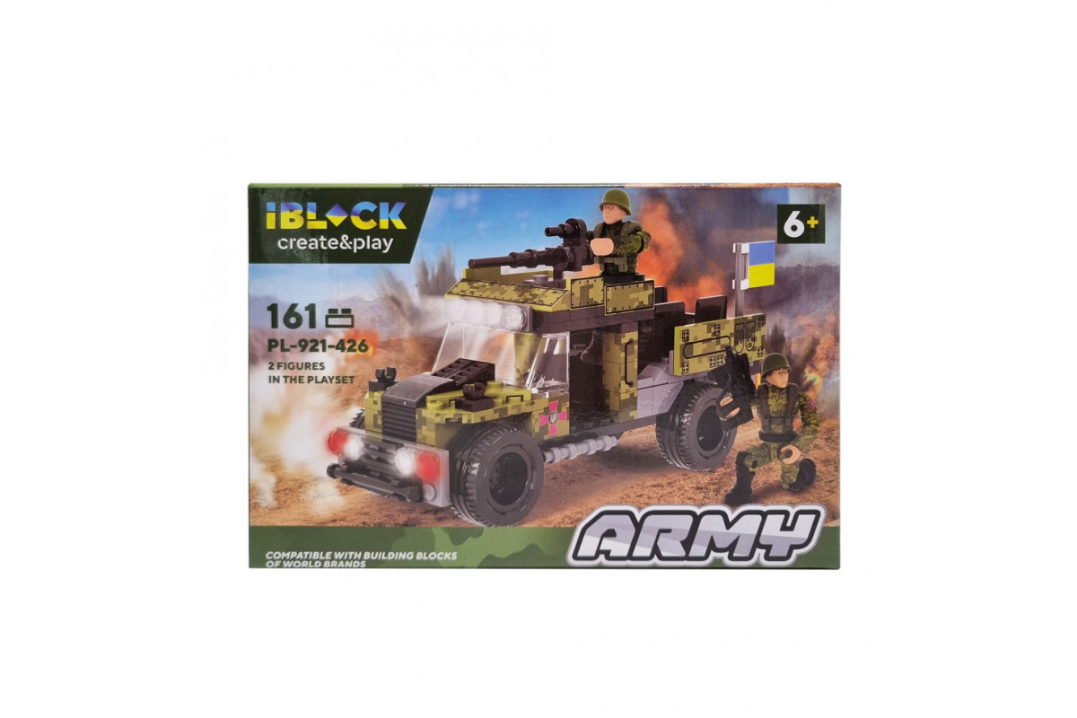 Конструктор детский Армия IBLOCK PL-921-426, 4 вида Вид 2