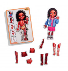 Деревянный пазл-вкладыш "Анатомия человека - девочка-3" (ПСД264) PSD264 строение тела