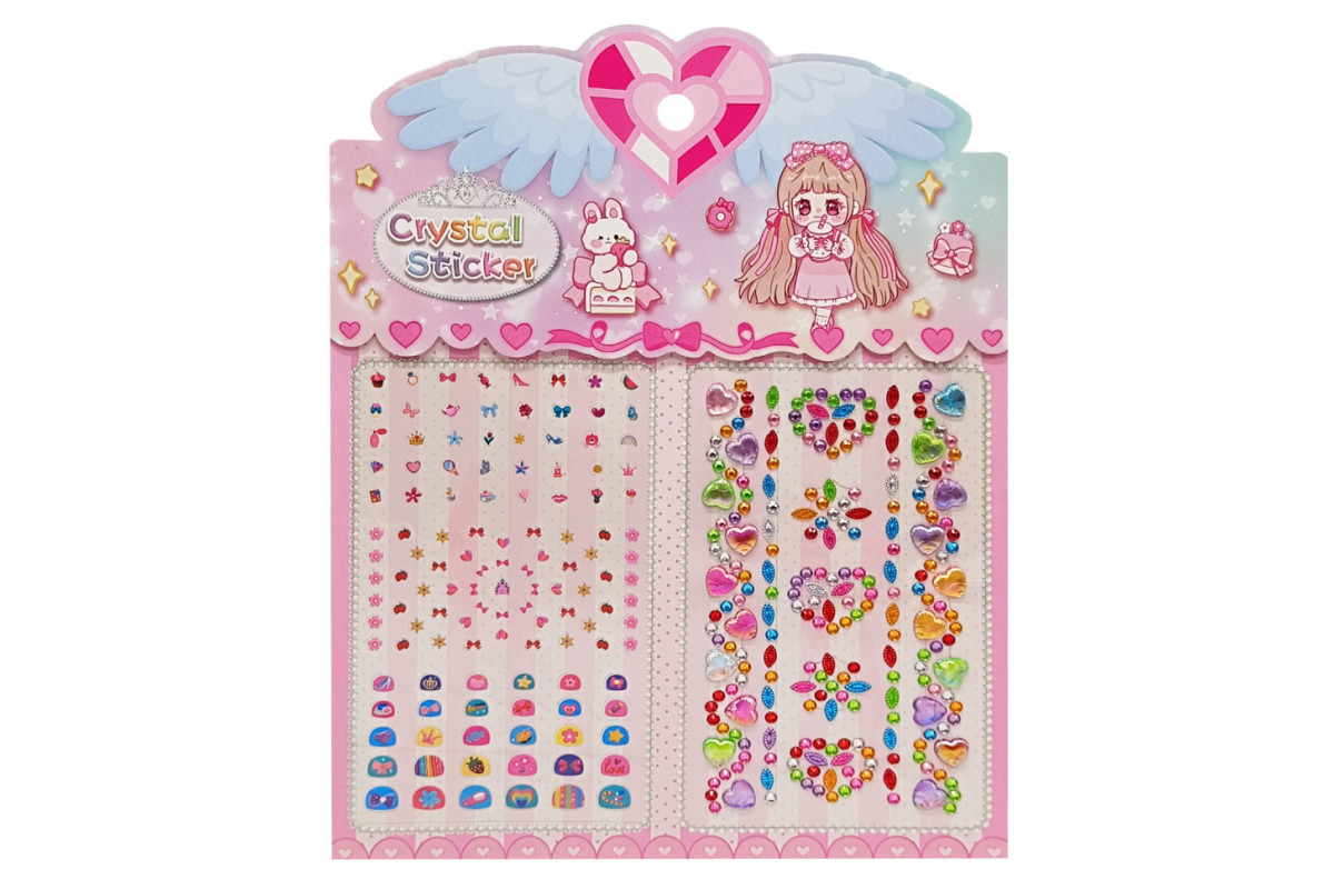 Наклейка камни XY-008-2(Multi-Color) для авто, ноутбуков, телефонов