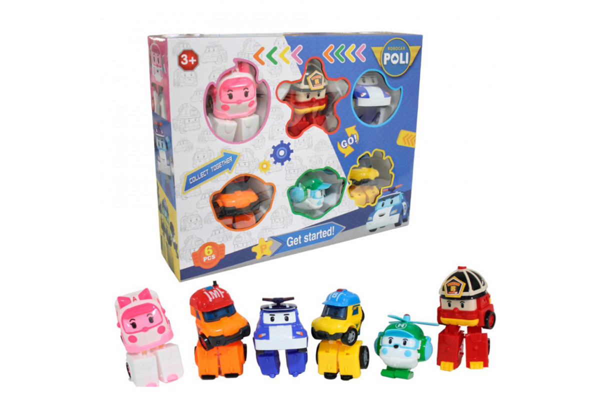 Набір трансформерів "ROBOCAR POLI" LB105