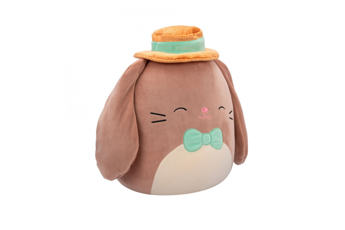 Мягкая игрушка Зайчик Янг в шляпке Squishmallows SQER00926, 13 см