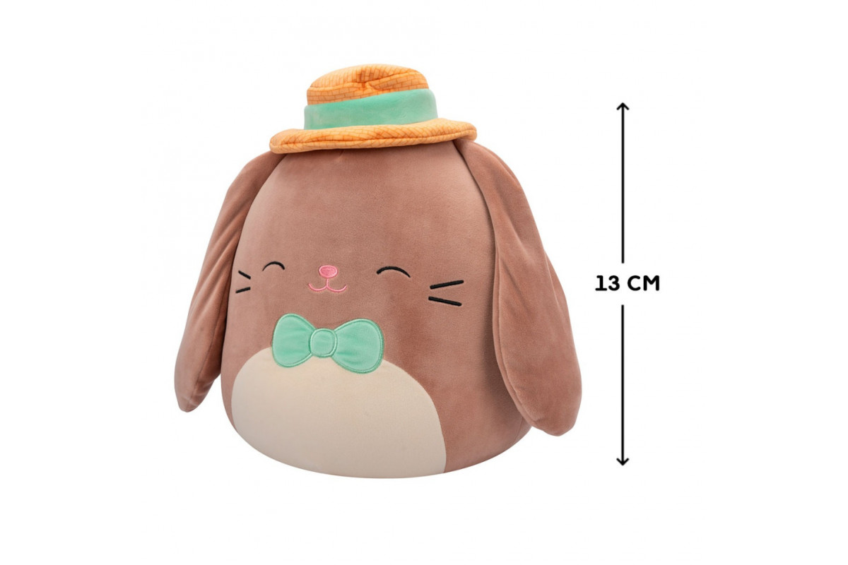 Мягкая игрушка Зайчик Янг в шляпке Squishmallows SQER00926, 13 см