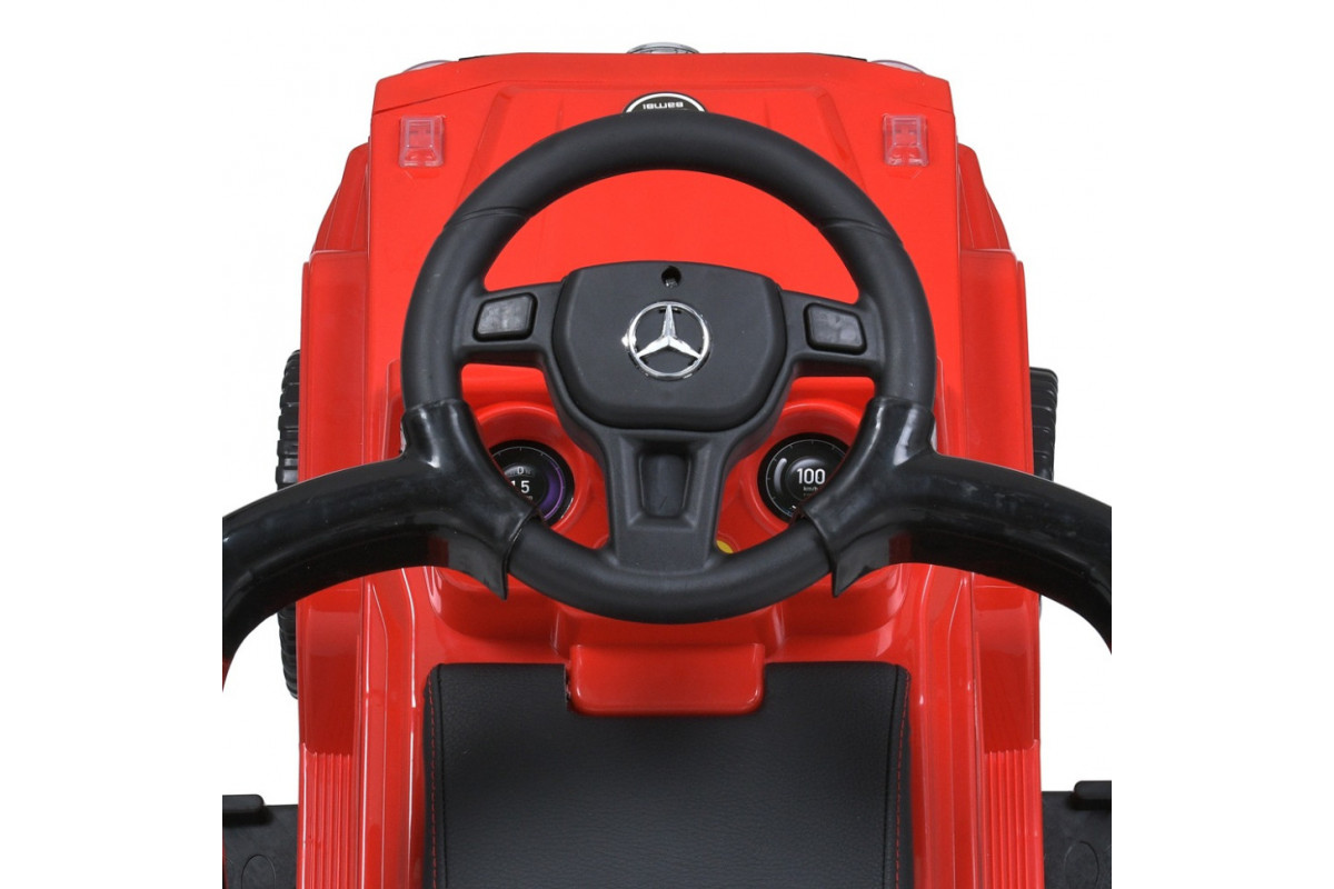 Детская каталка-толокар M 5043L-3 красный, c родительской ручкой