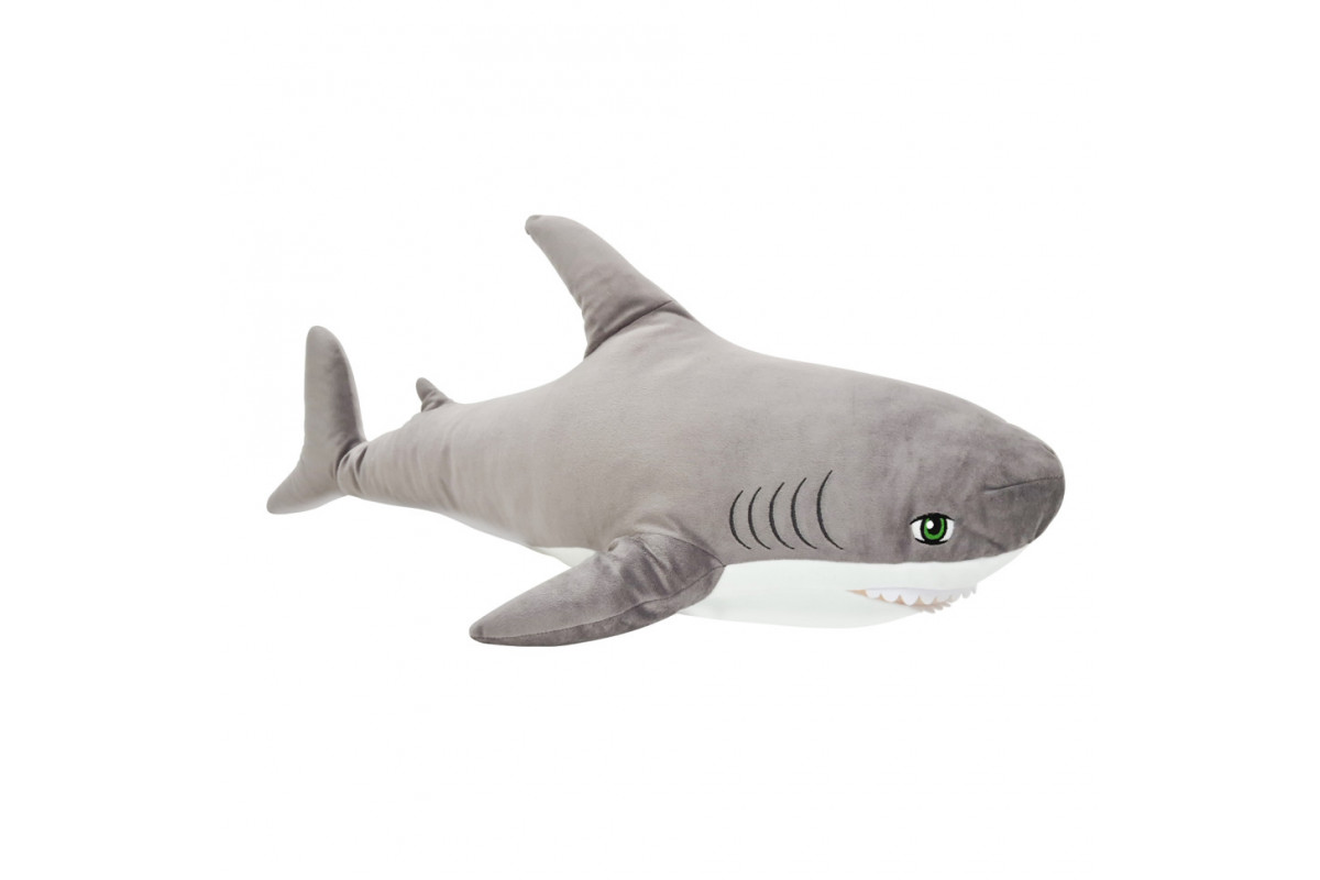 Игрушка плюшевая "Акула" FWPTSHARK22GR0080 серый 80 см