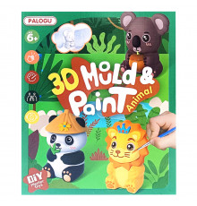 Набір для творчості Гіпсова розмальовка "Animal" S138-32 гіпс, форми, фарби