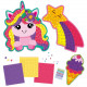 Набор для творчества "Веселый Единорог" VT4511-20 с мягкой мозаикой и стразами