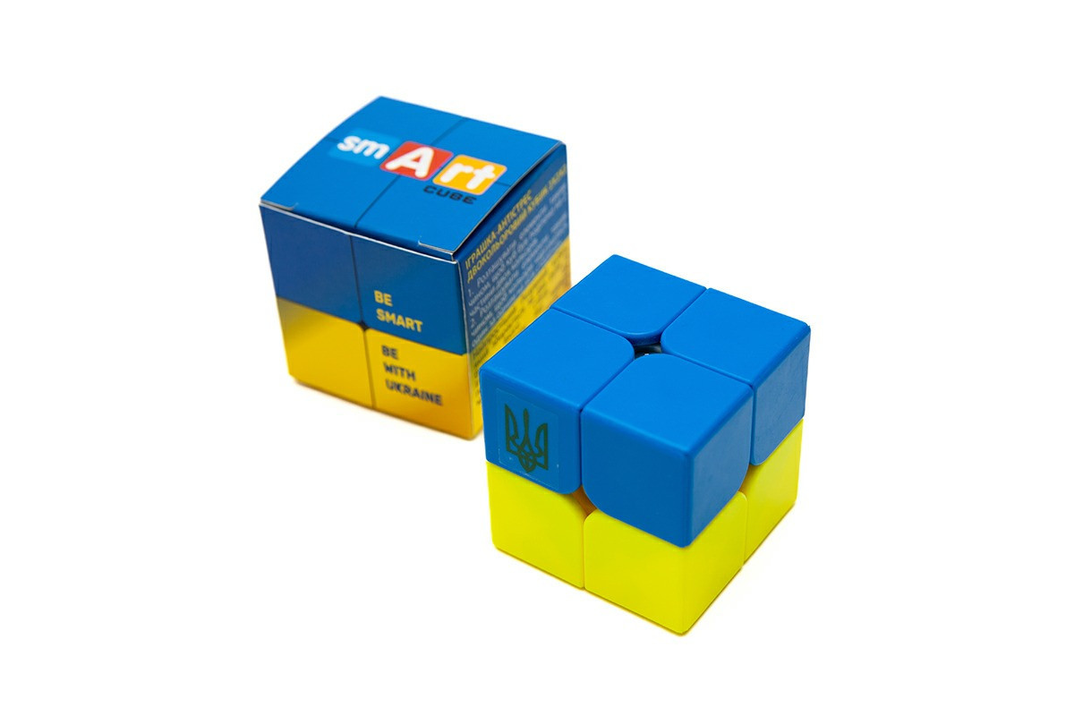 Головоломка Розумний кубик 2х2х2 "Прапор України" SCU222 (Bicolor Smart Cube 2x2x2 "Ukraine")