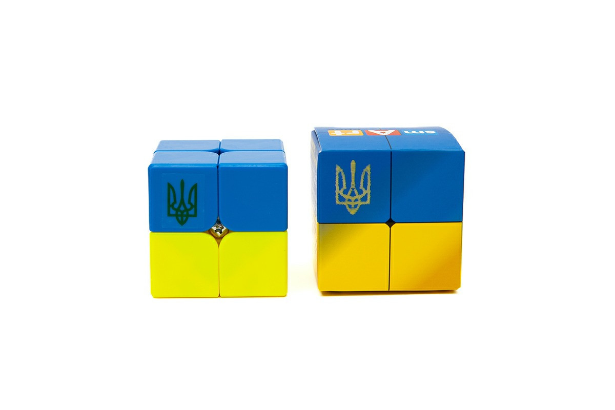 Головоломка Розумний кубик 2х2х2 "Прапор України" SCU222 (Bicolor Smart Cube 2x2x2 "Ukraine")