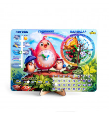 Развивающая игра Календарь - 2 "Птичка" Ubumblebees (ПСФ029-УКР) PSF029-UKR Укр