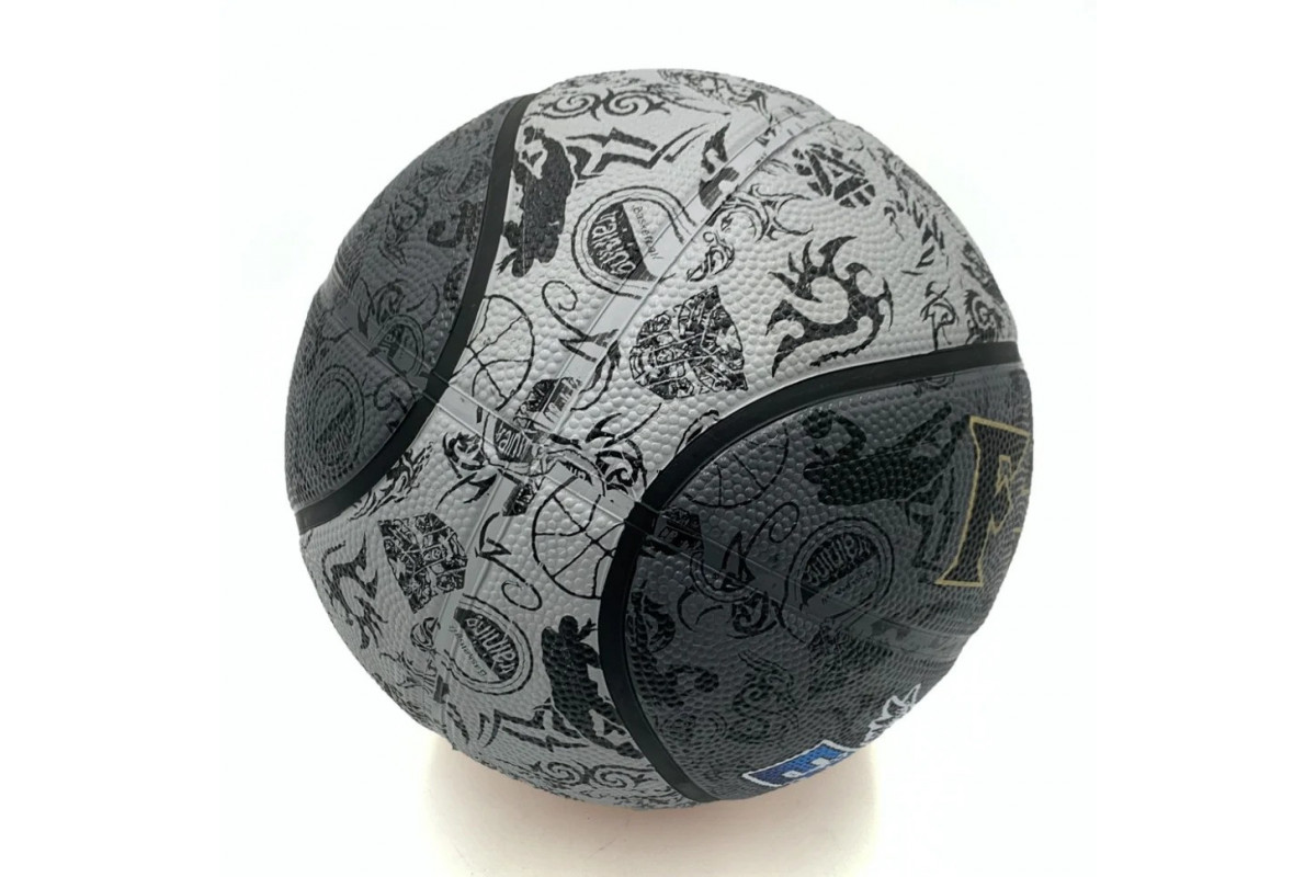 Мяч баскетбольный Fox ball №7 NE-BAS-1027, черно-серый