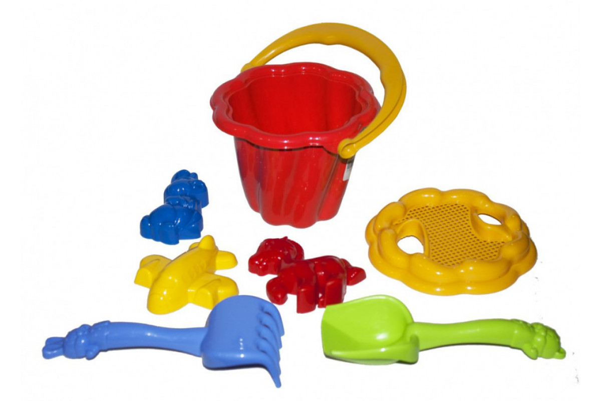 Песочный набор "Ромашка" №1 1098 Красный