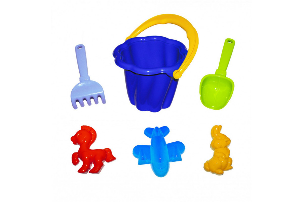 Песочный набор "Ромашка" №1 1098 Синий