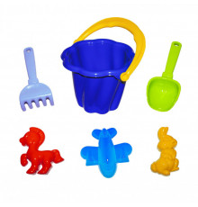 Песочный набор "Ромашка" №1 1098 Синий