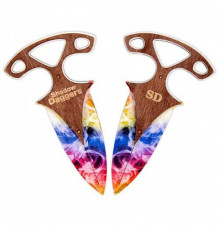 Комплект ножей сувенирных деревянных "ТЫЧКОВЫЙ РАДУГА" DAG-R