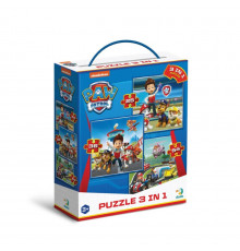 Пазл дитячий 3 в 1 "Готові до роботи" 200579, 25, 36, 54, 115 елементів