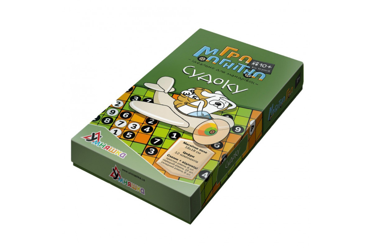 Детская магнитная игра "Судоку" 1432 от 10 лет