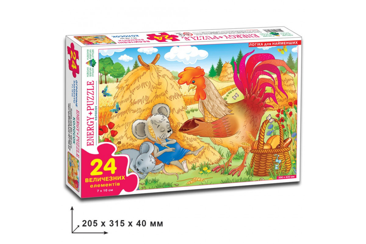 Детские пазлы "Колосок" 82081 на 24 элемента