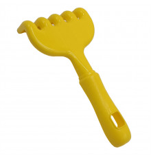 Детские игрушечные грабельки "Г-5" 1-107, размер 18,5 см Желтый