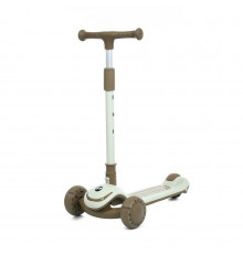 Самокат детский трехколесный JR3-128-BRN, колеса со светом