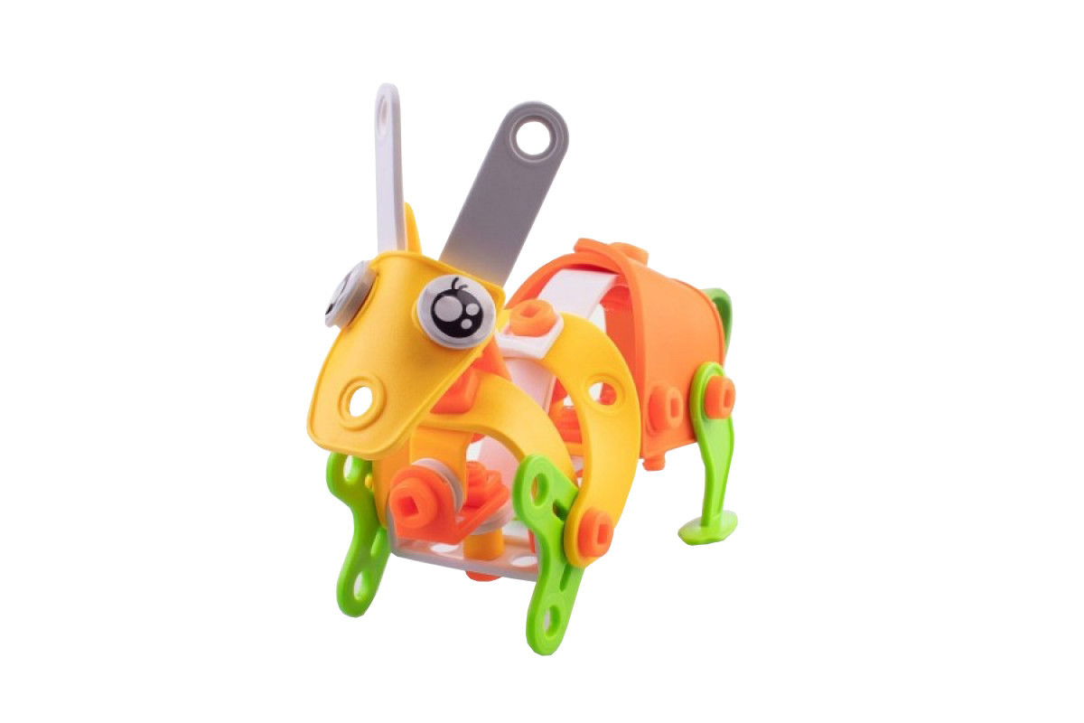 Конструктор-механік "Зайчик" HANYE J-7712, 63 елементи