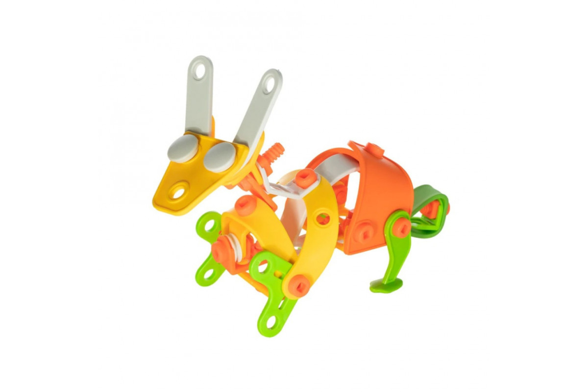 Конструктор-механік "Зайчик" HANYE J-7712, 63 елементи