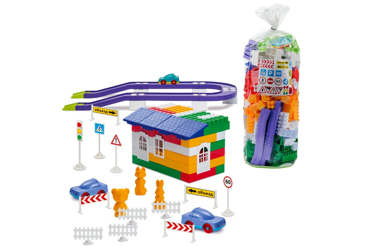 Детский конструктор "Лидер" №6 1-055, 250 деталей