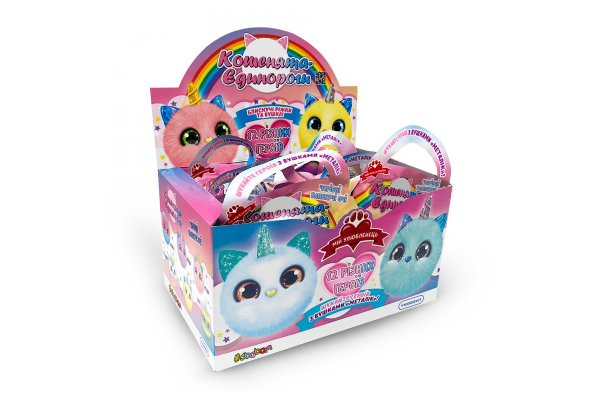 М'яка колекційна іграшка-сюрприз "Doki Doki - Кошенята-єдинороги" #sbabam 159/CN21