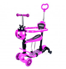Самокат детский 3-х колесный 5 в 1 JR3-101-P, до 25 кг