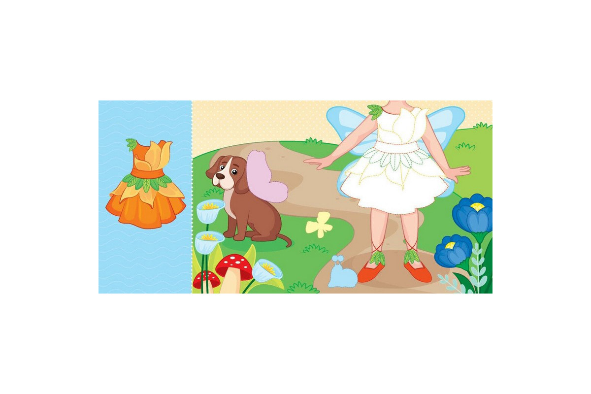 Детская книга с наклейками Одень куклу "Модница Алиса на карнавале" 615010