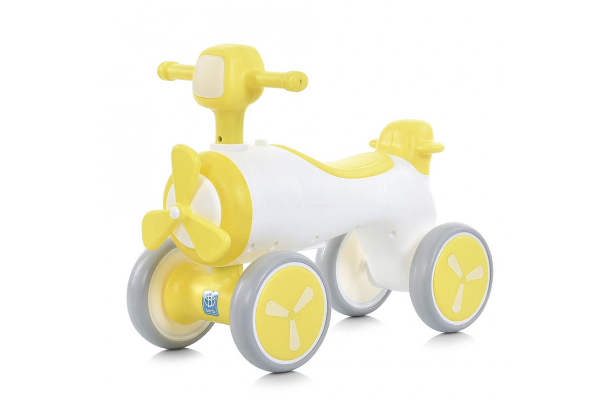Детская каталка-толокар M 5854E-6 желтый, до 25 кг