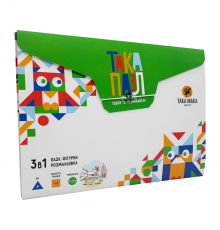 Детские Пазлы 3 в 1 "Зеленая, курочка" Такая Мака 960209 20 элементов