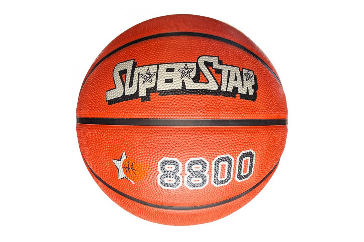 Мяч баскетбольный Fox Superstar NE-BAS-1034 коричневый, № 7