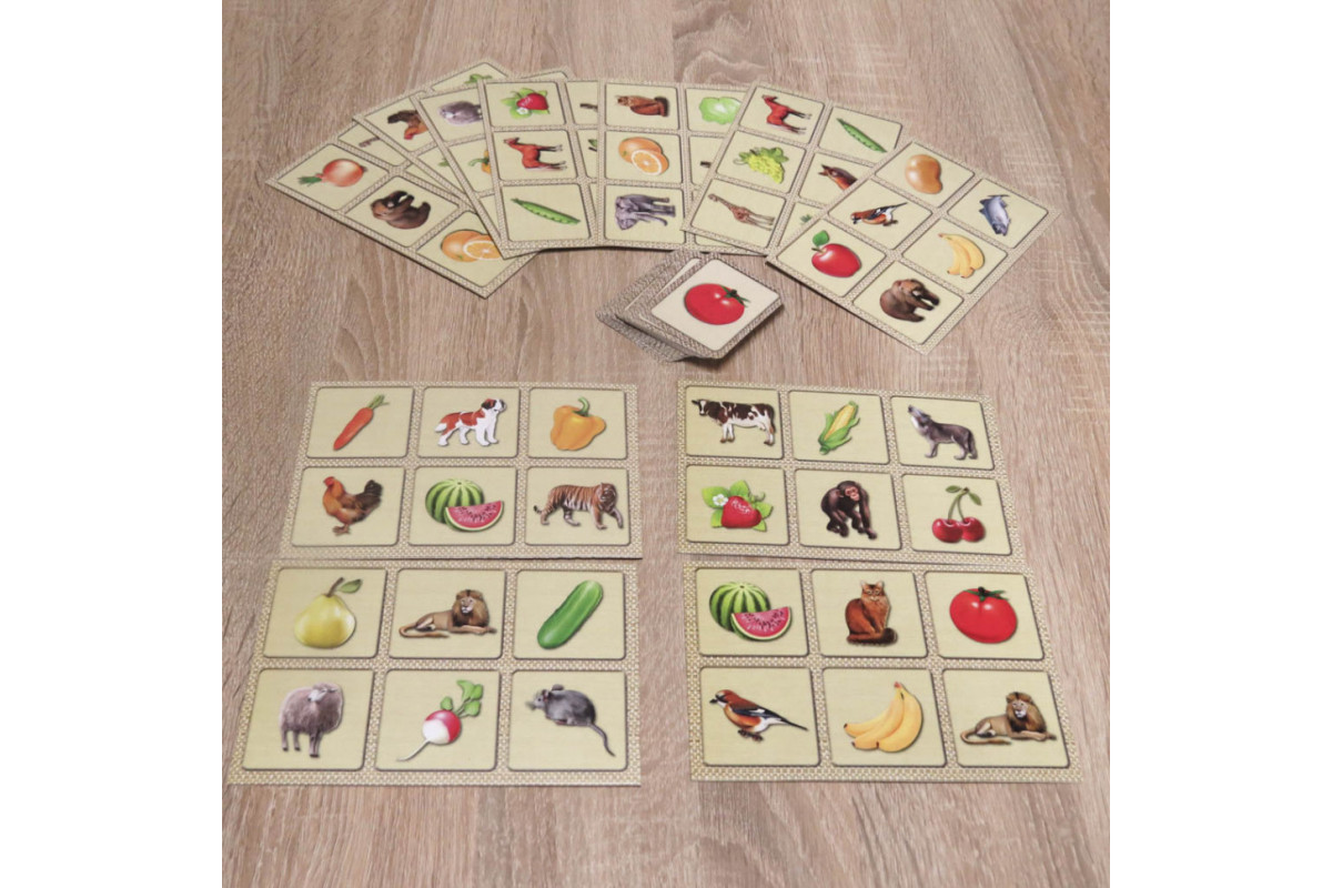 Обучающая настольная игра Лото "ENGLISH" 0796 иллюстрированная