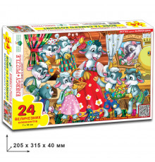 Детские пазлы "Волк и семеро козлят" 82128 на 24 элемента