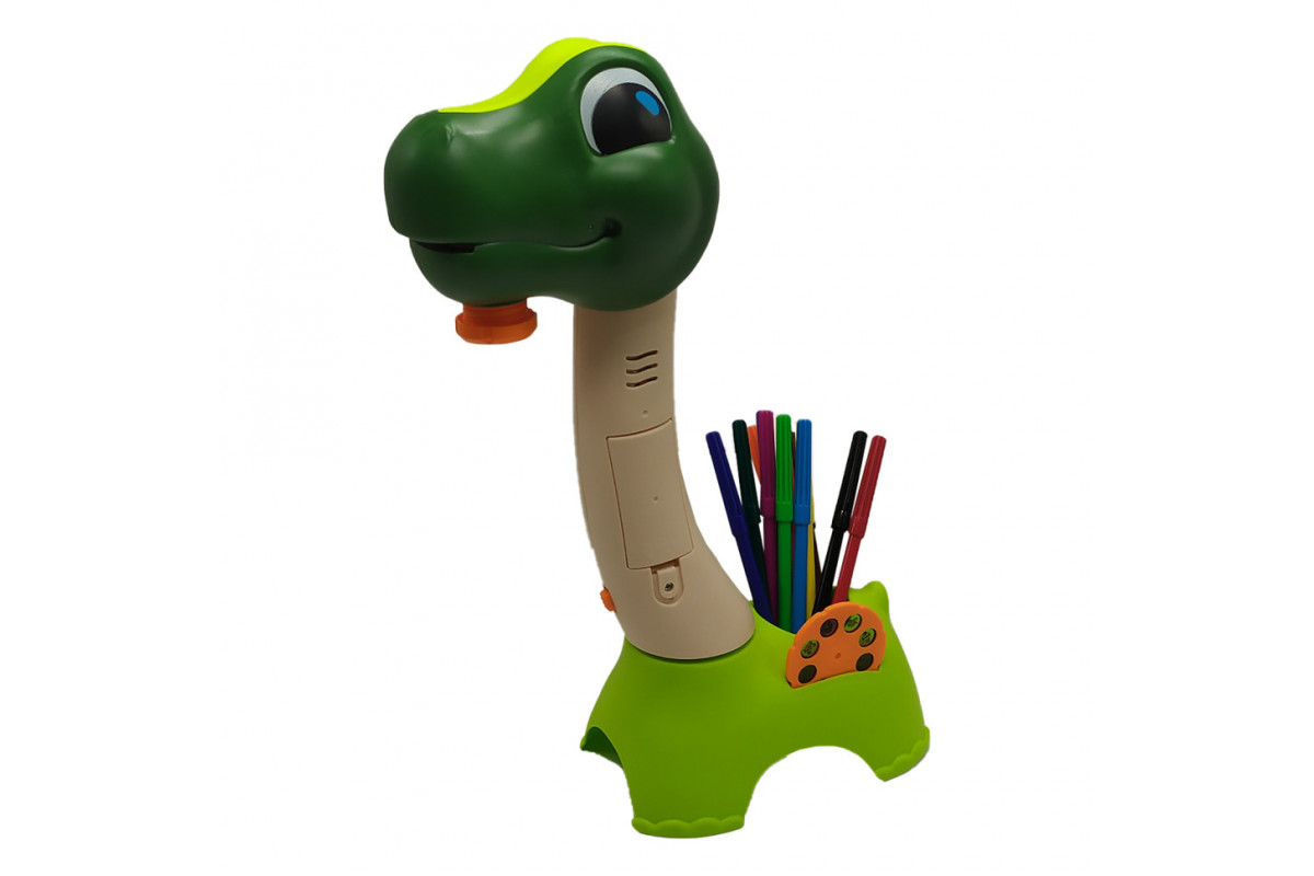 Проектор для рисования SE-123, 18 предметов, динозавр, слайды, маркеры Вид 1