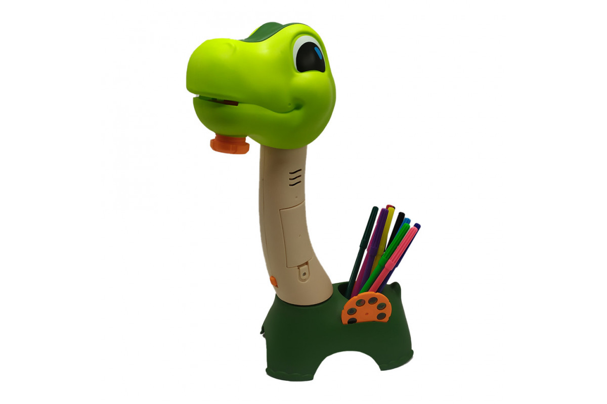 Проектор для рисования SE-123, 18 предметов, динозавр, слайды, маркеры Вид 2