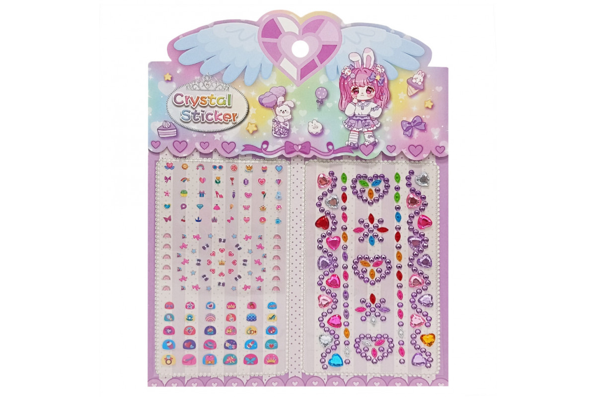 Наклейка камни XY-008-2(Violet) для авто, ноутбуков, телефонов